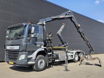 DAF DAF CF 440 6x2 HIAB Z KRAAN + HAAKARM SYSTEEM